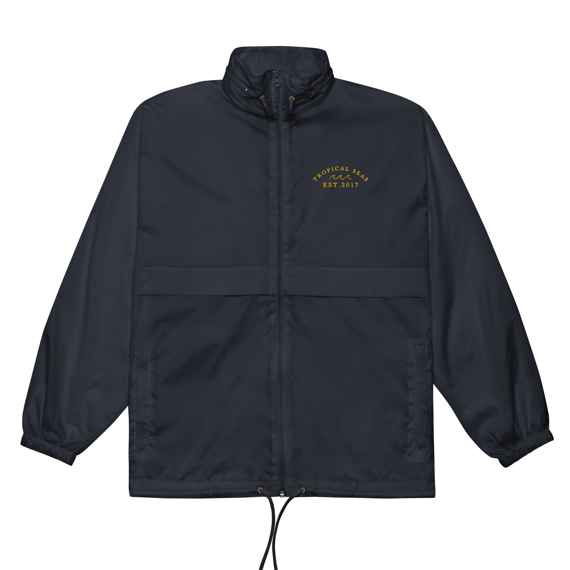 Tropical Seas embroidered windbreaker-2