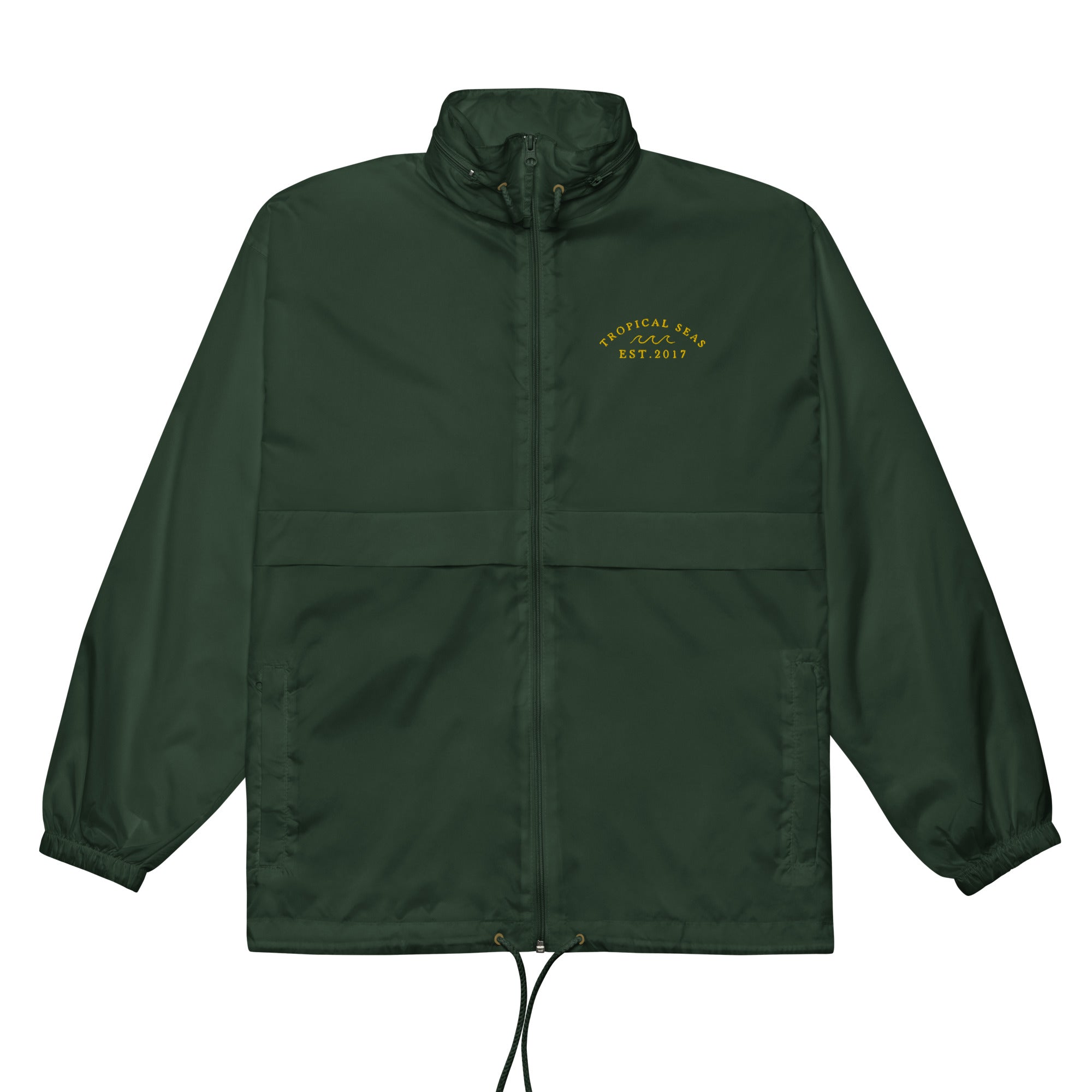 Tropical Seas embroidered windbreaker-4